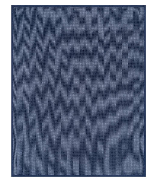Harborview Herringbone Navy Blanket: Original