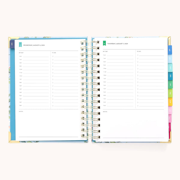 **HALF OFF!** 2025-2026 Spiral Daily Simplified Planner - Faraway Land