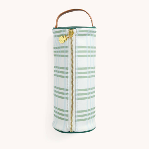 Pen Case - Pistachio Plaid