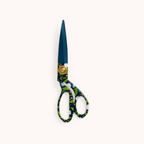 Scissors, Navy Hydrangeas