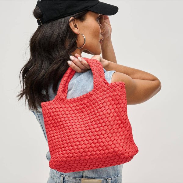 Sky's The Limit - Small Laced Up Eco-Edition Crossbody: Black