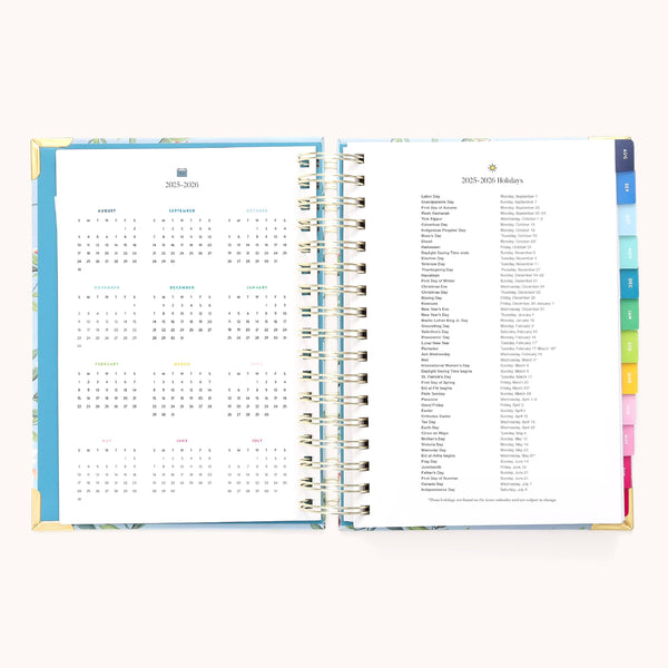 **HALF OFF!** 2025-2026 Spiral Daily Simplified Planner - Faraway Land