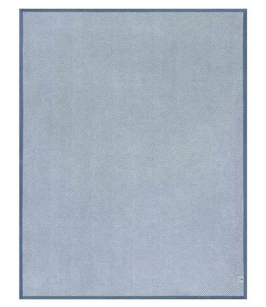 Harborview Herringbone Cornflower Blanket: Original