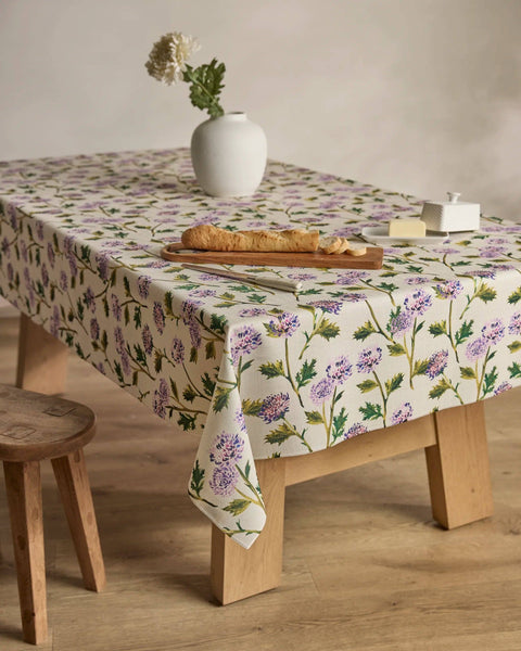 Blooming Thistle Tablecloth: Large - 62" x 108"