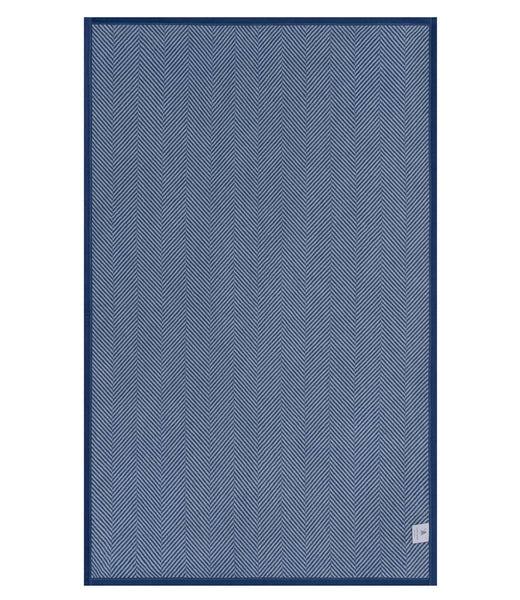 Harborview Herringbone Navy Blanket: Original
