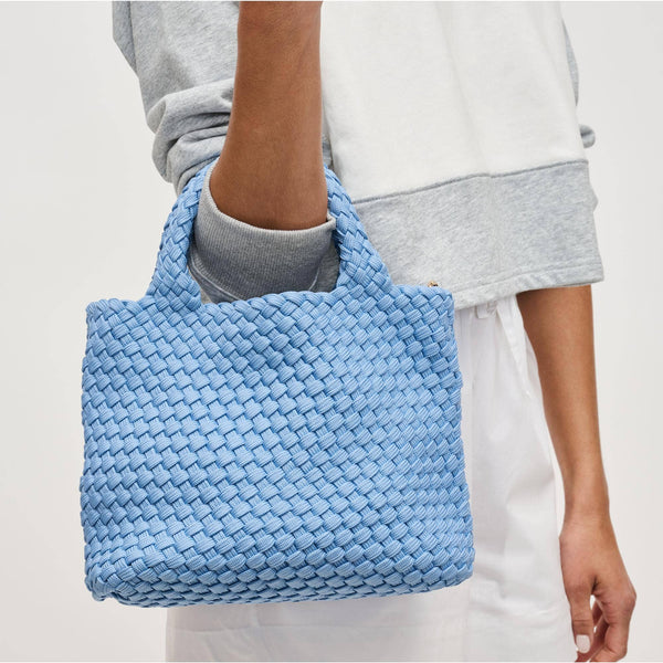 Sky's The Limit - Small Laced Up Eco-Edition Crossbody: Nude