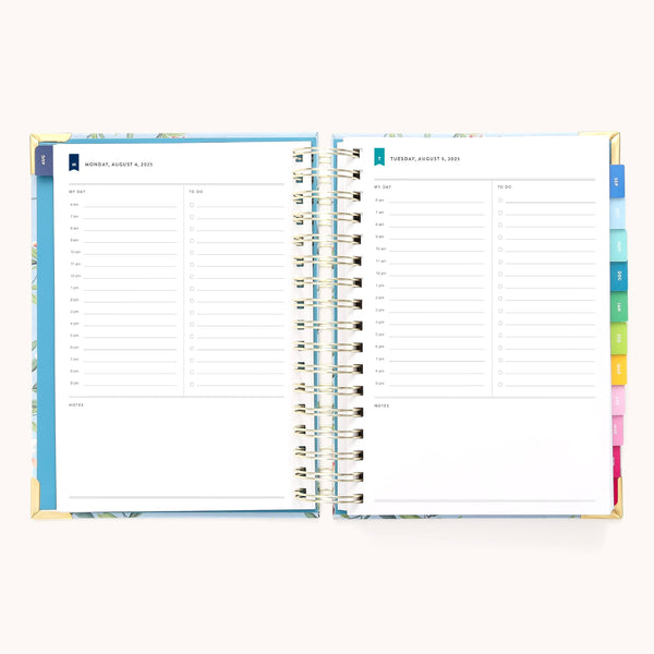 **HALF OFF!** 2025-2026 Spiral Daily Simplified Planner - Faraway Land