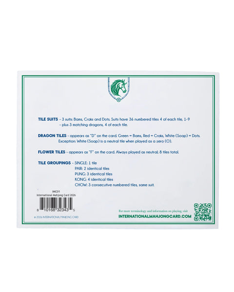 International Oh My Mahjong Card 2026