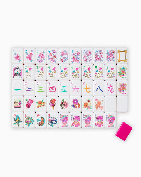 Glitterville Mahjong Tiles