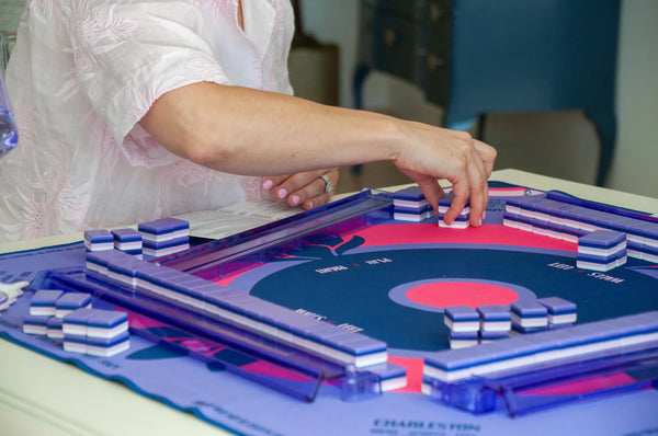Lilac Soirée Mahjong Tiles
