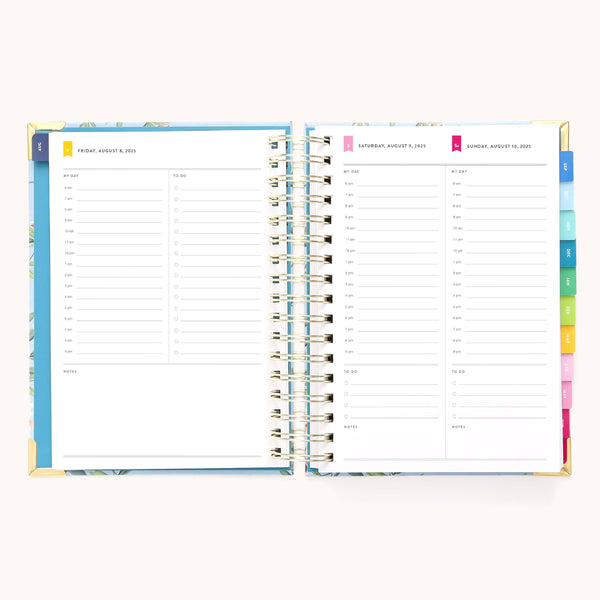 **HALF OFF!** 2025-2026 Spiral Daily Simplified Planner - Faraway Land