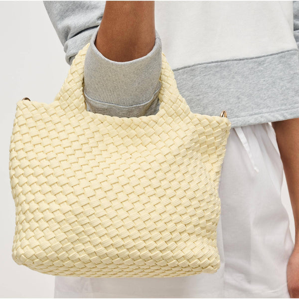 Sky's The Limit - Small Laced Up Eco-Edition Crossbody: Nude
