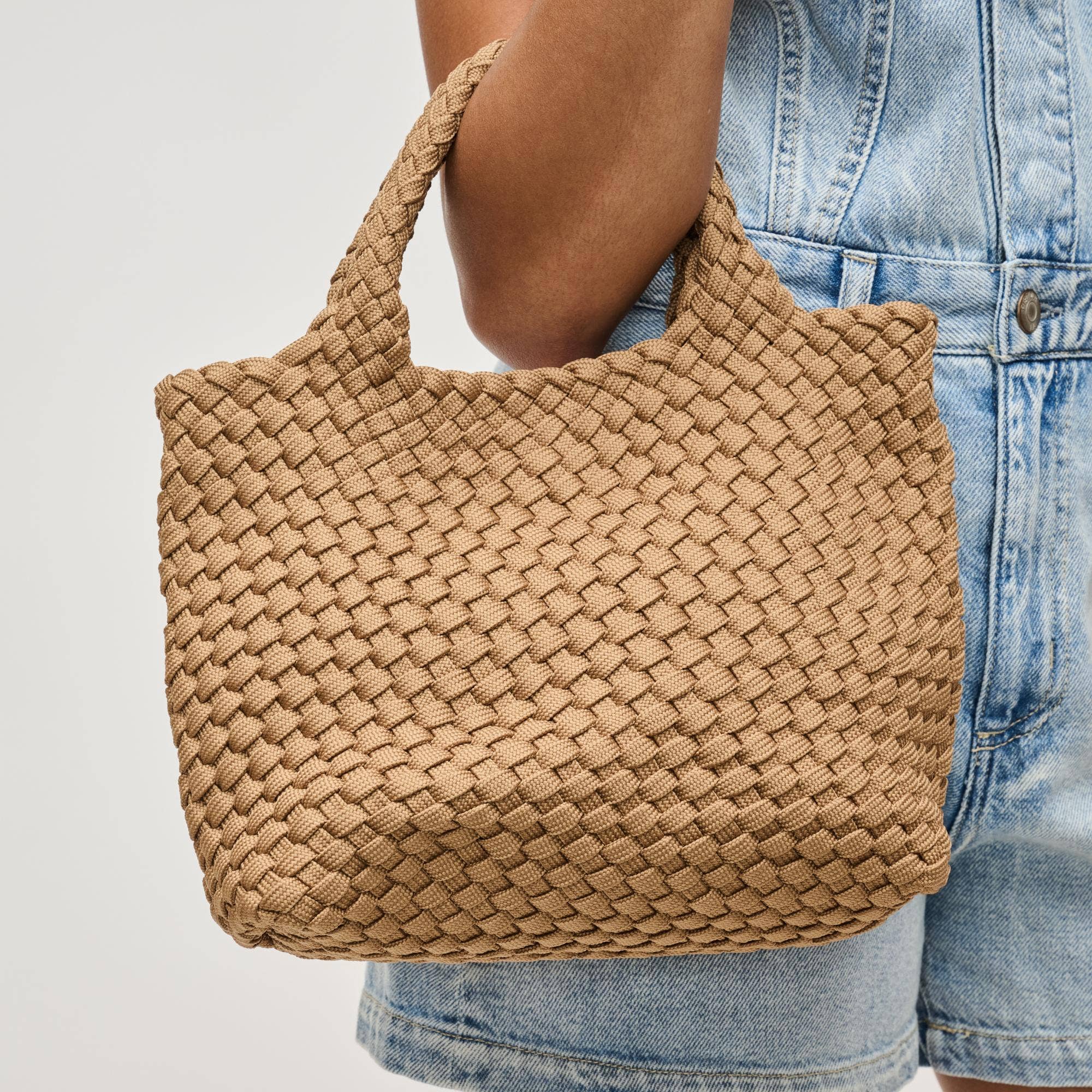 Sky's The Limit - Small Laced Up Eco-Edition Crossbody: Nude