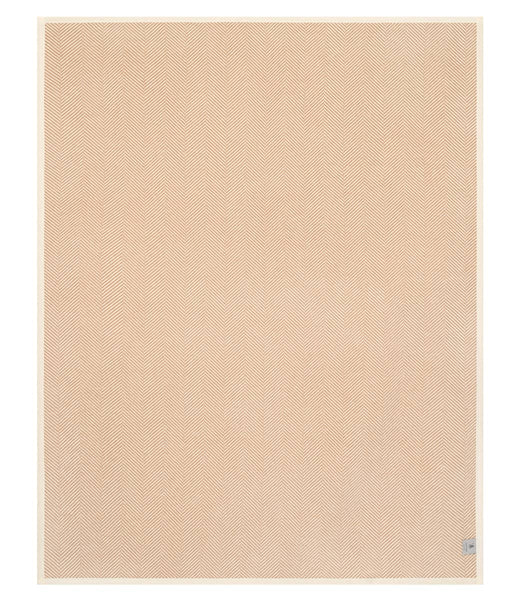 Harborview Herringbone Tan Blanket: Original