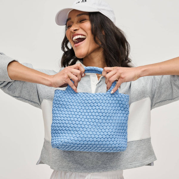Sky's The Limit - Small Laced Up Eco-Edition Crossbody: Black
