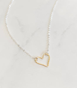 Open Heart Necklace